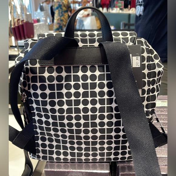Kate Spade Noel Printed Fabric Backpack - Picture 5 of 11